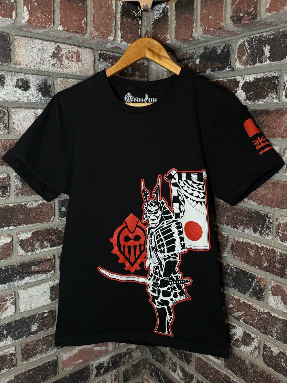 Hawaii Na Koa Tribal Samurai Warrior Graphic Adult T-Shirt